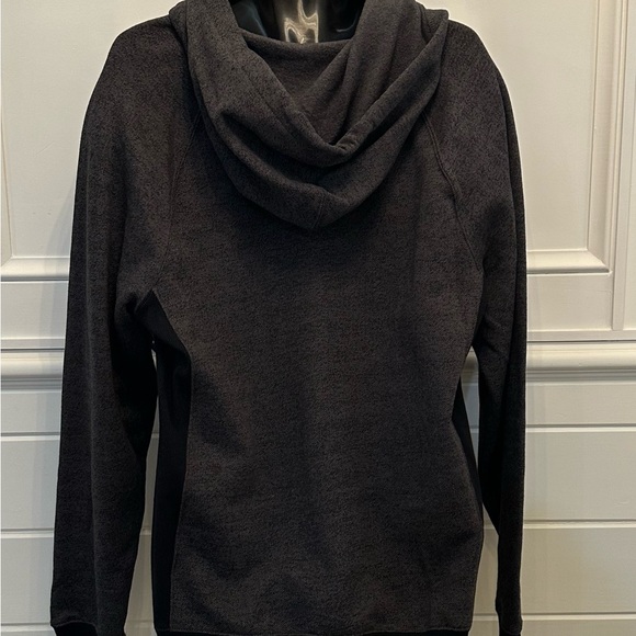 Vans Off The Wall Full Zip Hoodie Jacket Mens L Charcoal Gray w/Black Cotton NWT - Picture 5 of 12